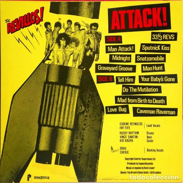 Discos de vinilo: The Revillos. &rdquo;Attack&rdquo;. LP. - Foto 2