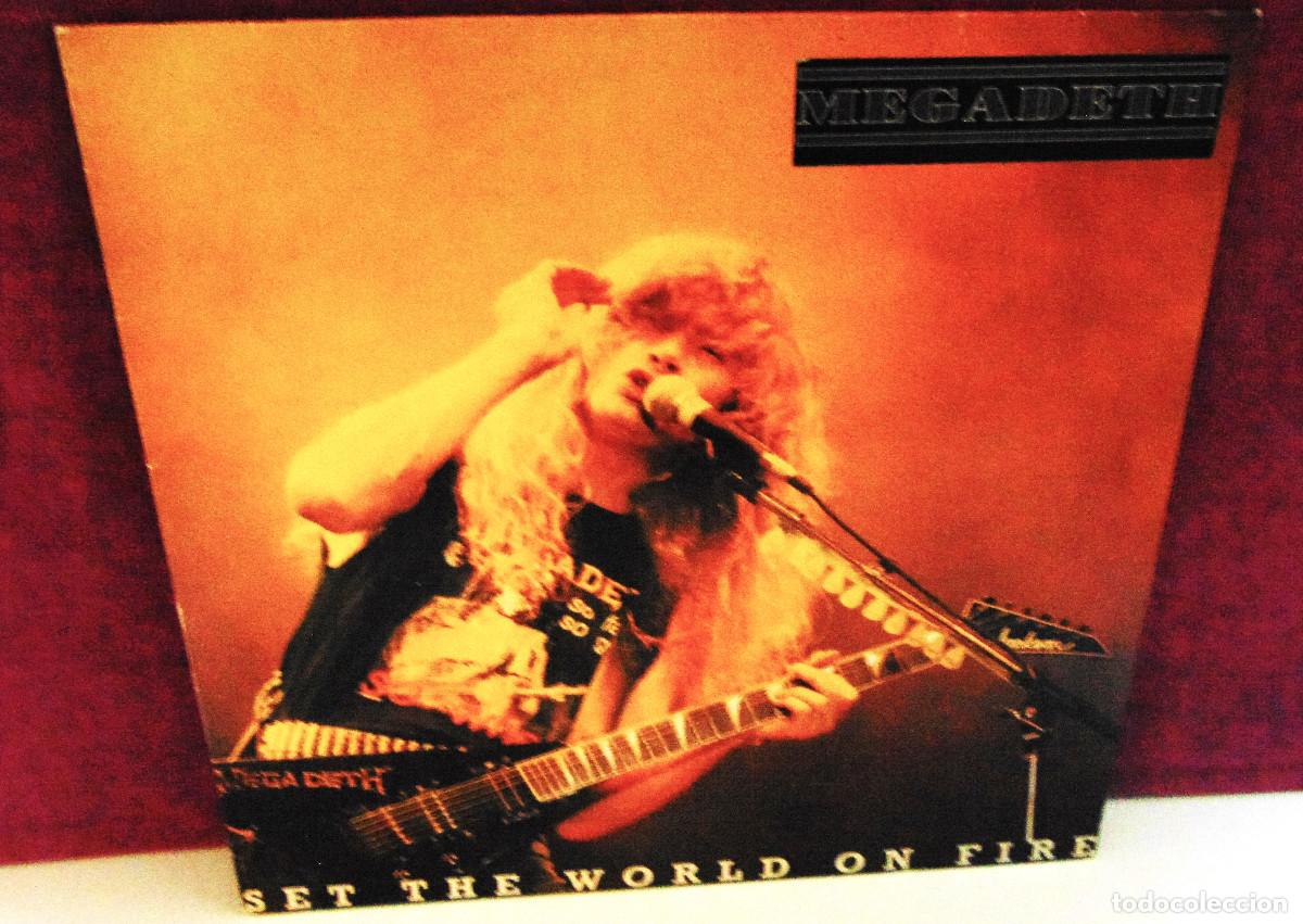 megadeth - set the world on fire - lp 1988 - Buy LP vinyl records
