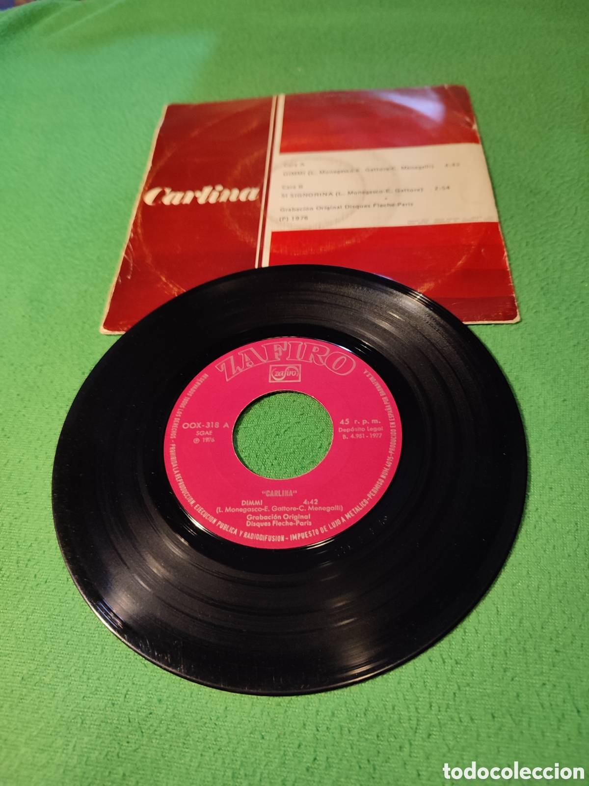 Discos de vinilo: Carlina - Dimmi - Foto 2
