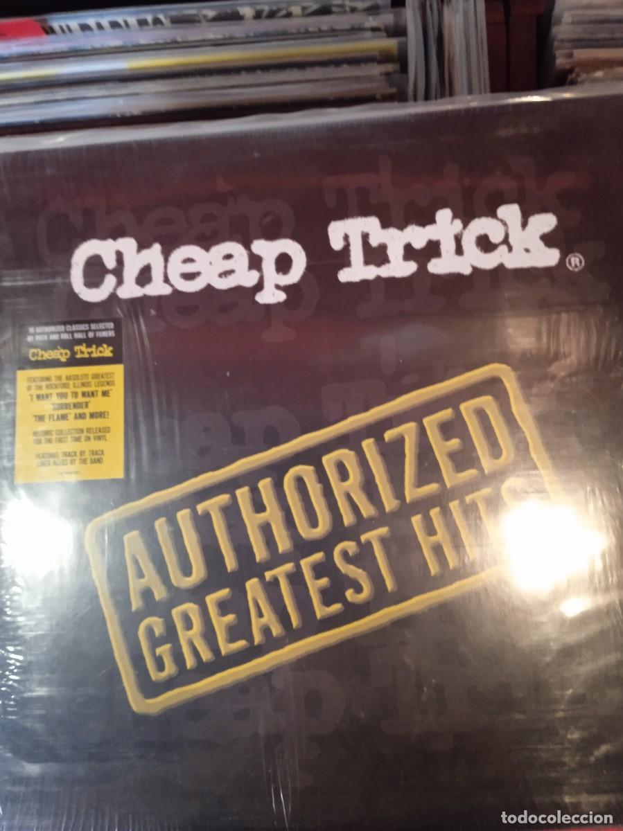 Discos de vinilo: CHEAP TRICK- AUTHORIZED GREATES HITS. LP DOBLE. MINT - Foto 1
