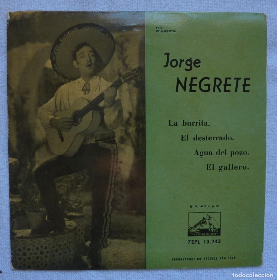 Discos de vinilo: JORGE NEGRETE // LA BURRITA+3 // 1959// EP - Foto 1