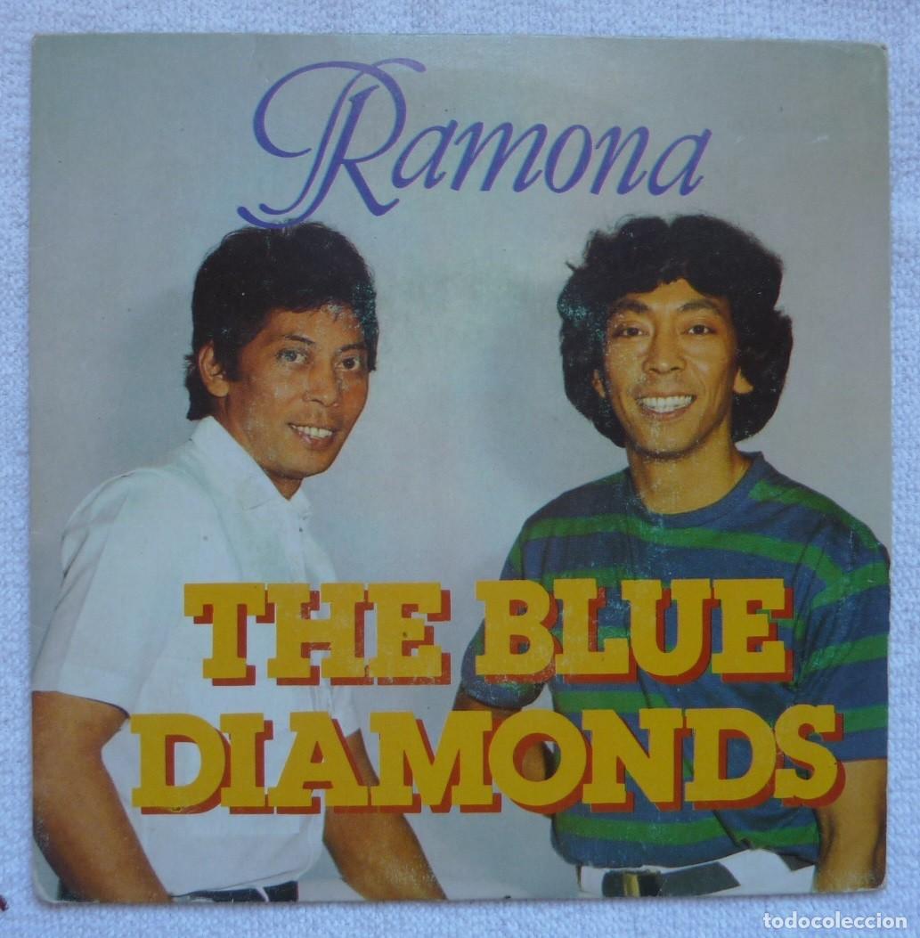 Discos de vinilo: THE BLUE DIAMONDS // RAMONA // 1980 // SINGLE - Foto 1