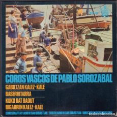 Discos de vinilo: COROS VASCOS DE ”PABLO SOROZABAL” - BASERRITARRA, KUKU BAT BADUT.../ EP HISPAVOX 1966 RF-6863