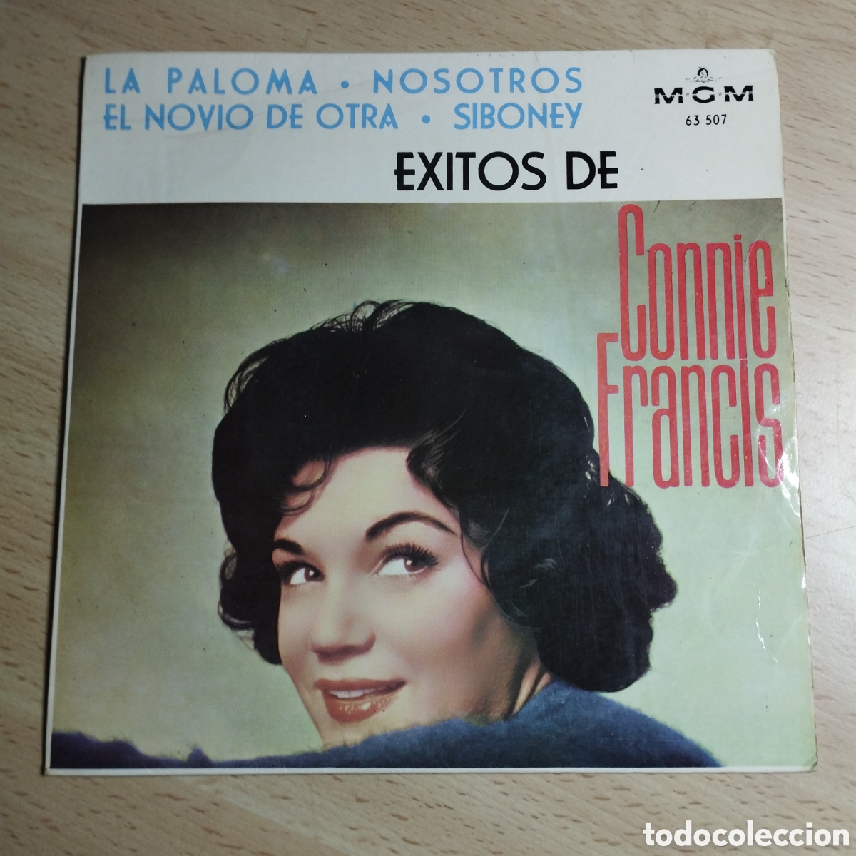 Discos de vinilo: EP 7&rdquo; &Eacute;xitos de Connie Francis 1964 La paloma + 3. - Foto 1