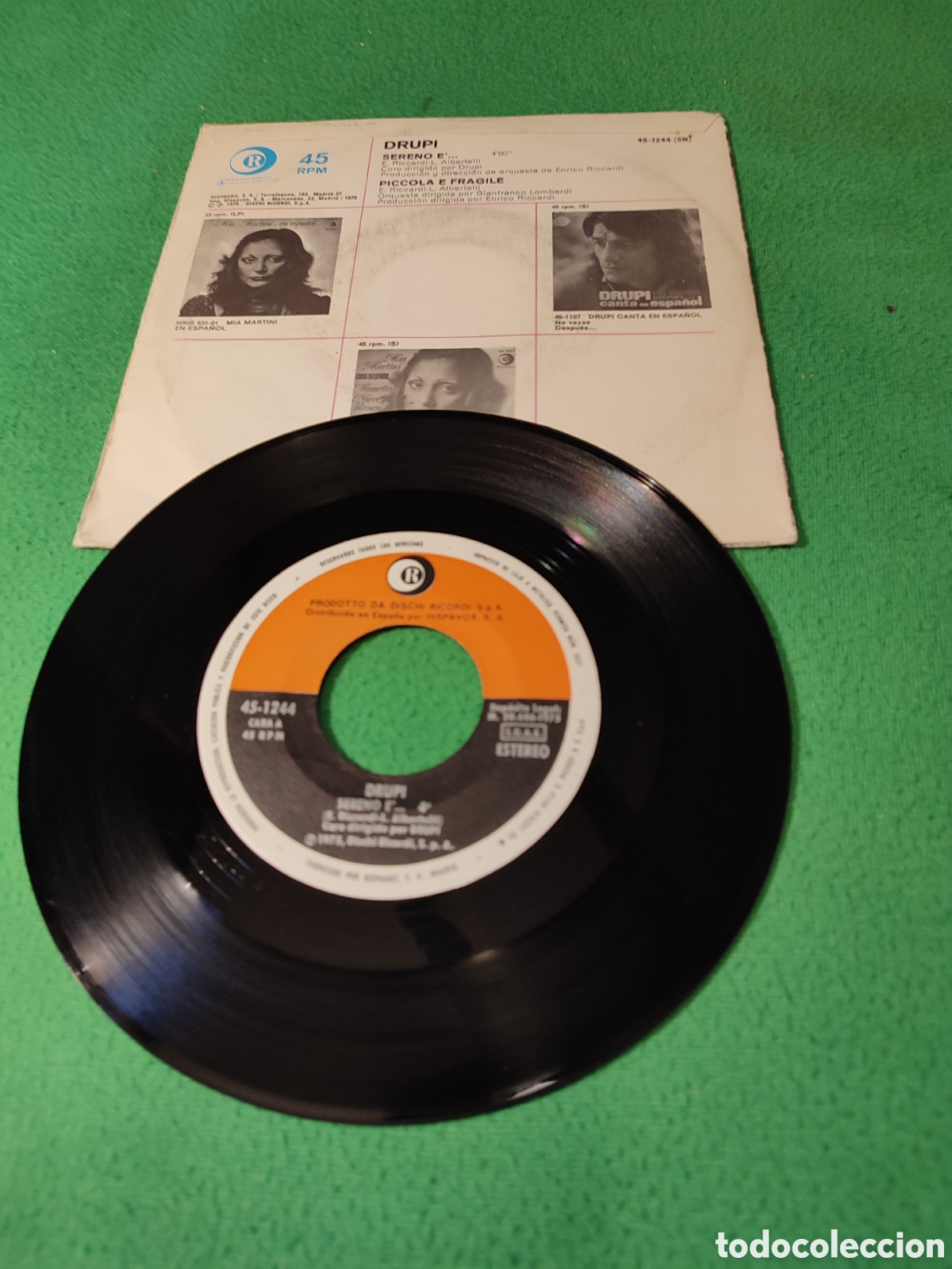 Discos de vinilo: Drupi - Sereno e.... - Foto 2