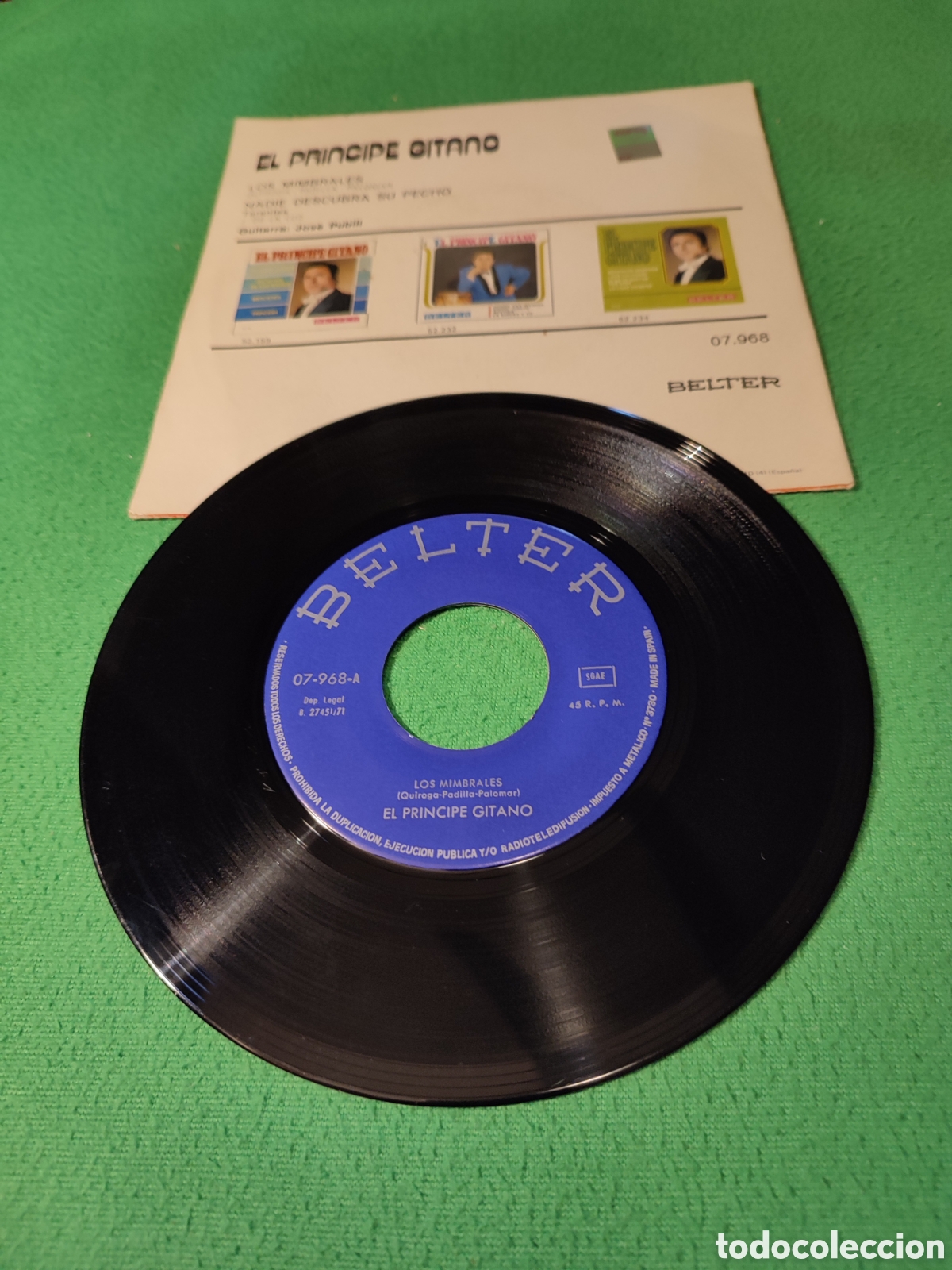 Discos de vinilo: El Pr&iacute;ncipe Gitano - Los mimbrales - Foto 2