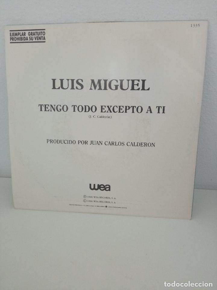 Discos de vinilo: Luis Miguel &lrm;&ndash; Tengo Todo Excepto A Ti - Foto 2