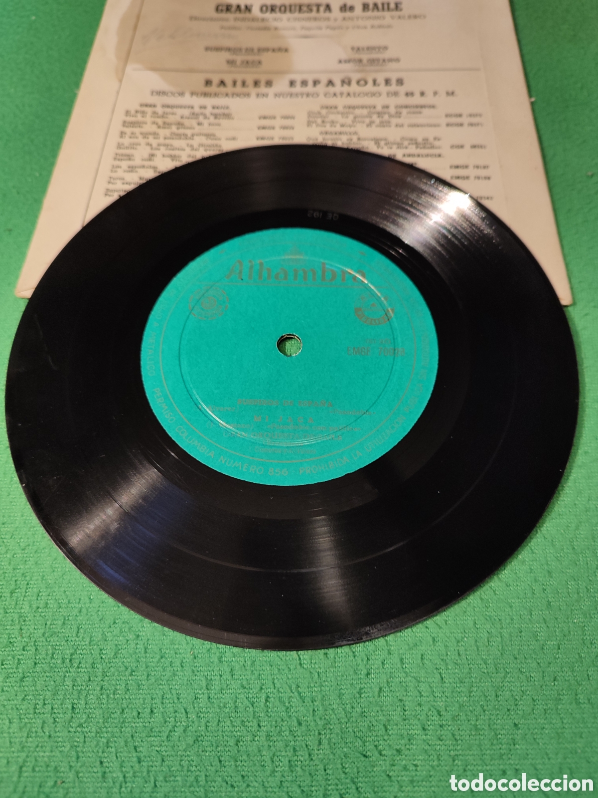 Discos de vinilo: Bailes espa&ntilde;oles - Suspiro de Espa&ntilde;a+ 3 - Foto 2