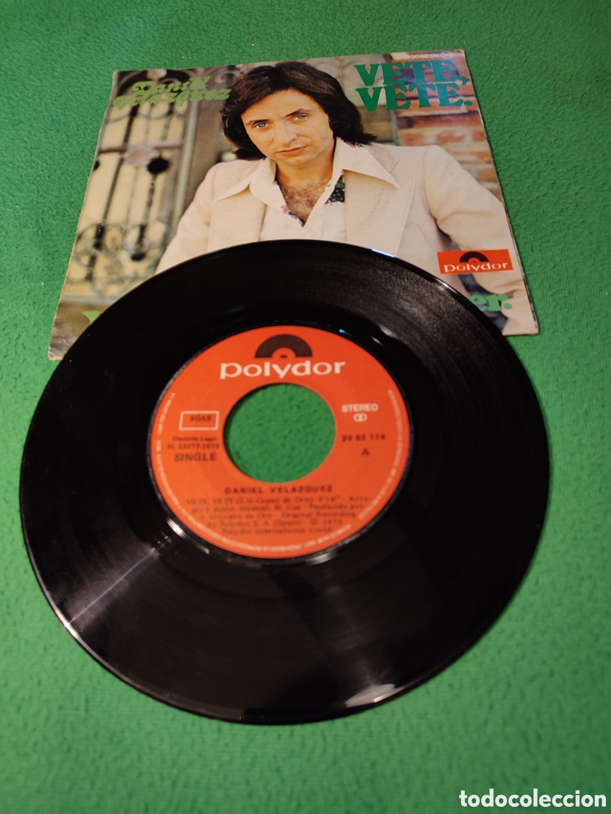 Discos de vinilo: Daniel Vel&aacute;zquez - Vete,vete - Foto 2