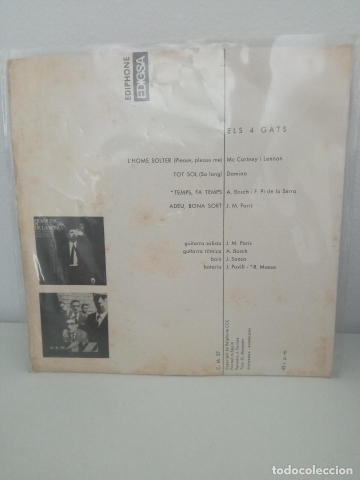 Discos de vinilo: Els 4 Gats &lrm;&ndash; LHome Solter - Foto 2
