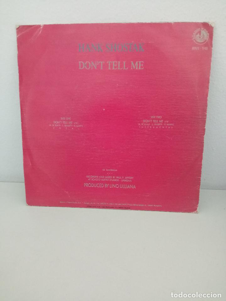 Discos de vinilo: Hank Shostak &lrm;&ndash; Dont Tell Me - Foto 2