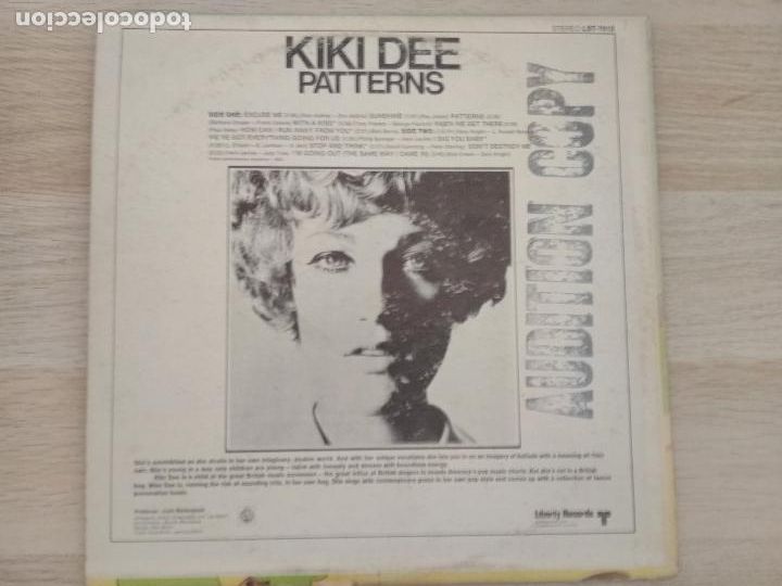Discos de vinilo: KIKI DEE, PATTERNS 1968 audition copy, - Foto 4