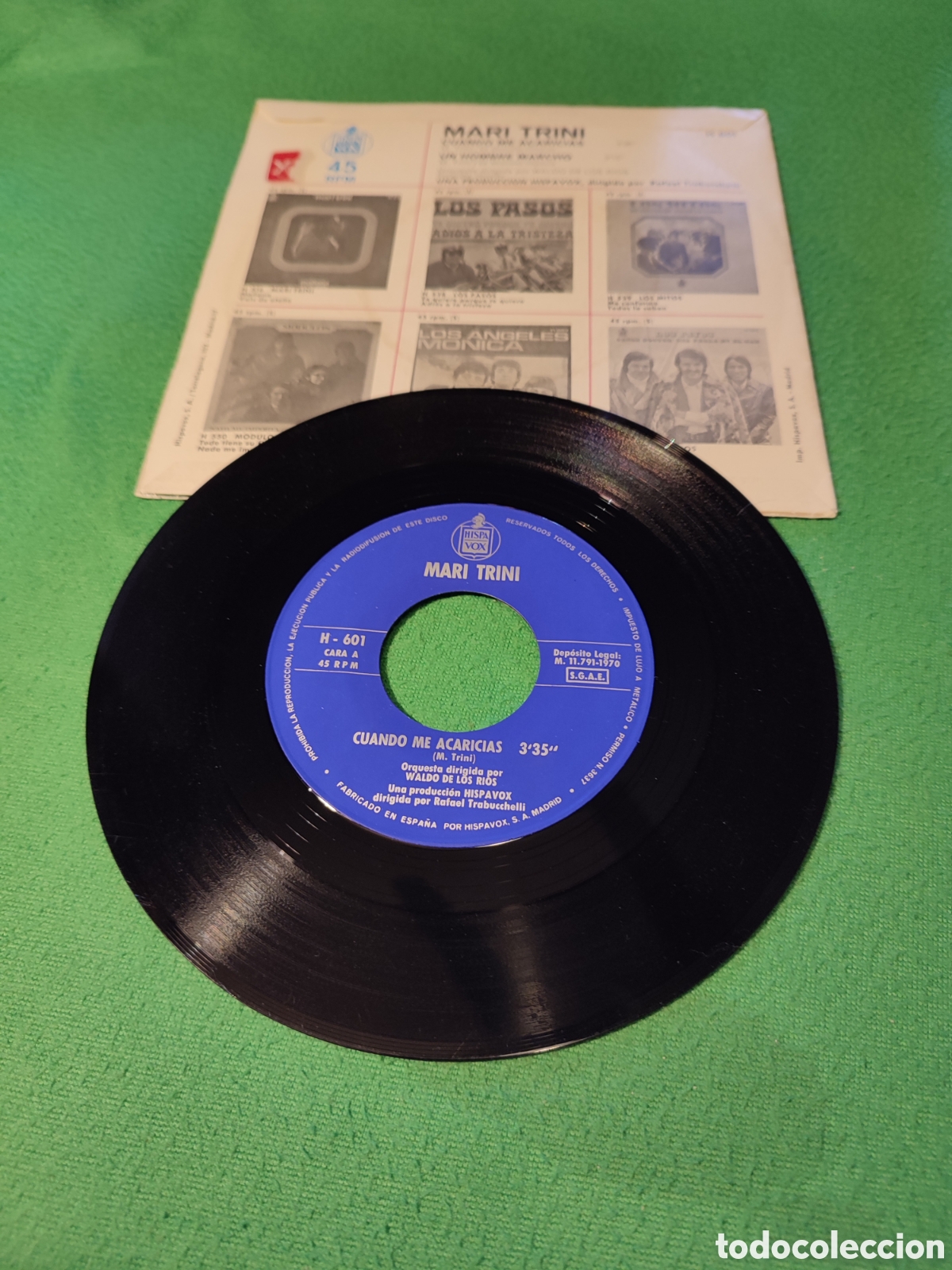Discos de vinilo: Mari Trini - Cuando me acaricias - Foto 2