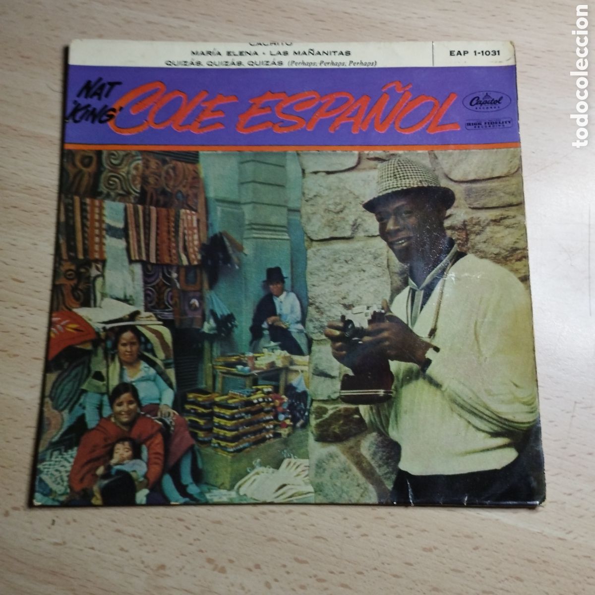 Discos de vinilo: EP 7&rdquo; Nat King Cole 1958 Cachito + 3. - Foto 1