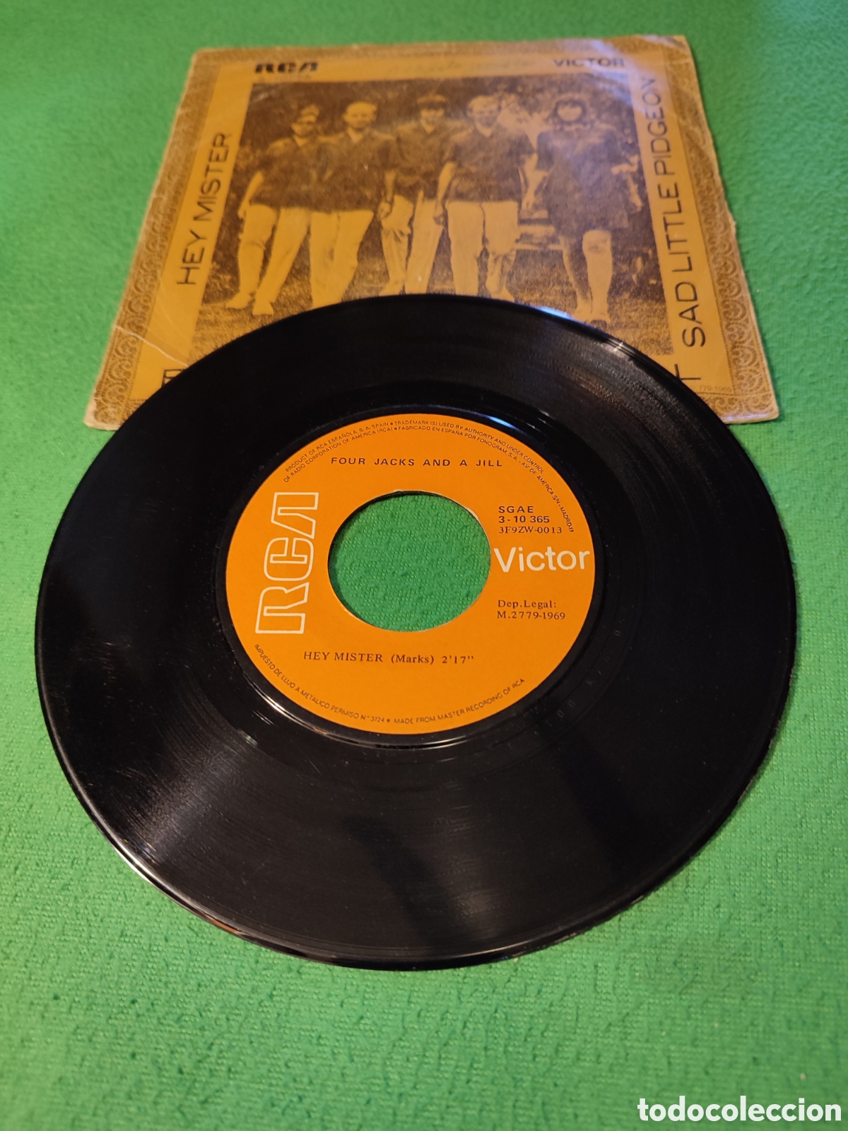 Discos de vinilo: Four Jacks and A Jill - Hey mister - Foto 2