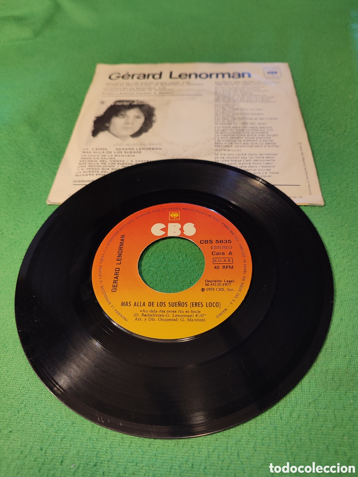 Discos de vinilo: Gerard Lenorman - M&aacute;s all&aacute; de los sue&ntilde;os - Foto 2