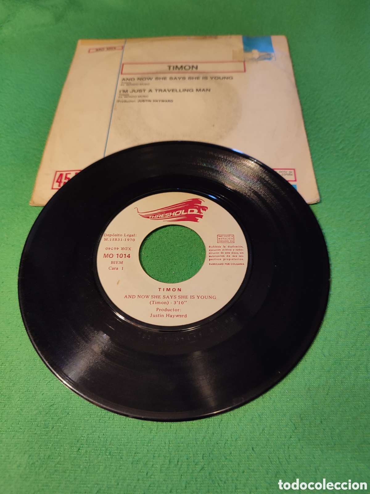 Discos de vinilo: Tim&oacute;n - And now She says She is Young - Foto 2