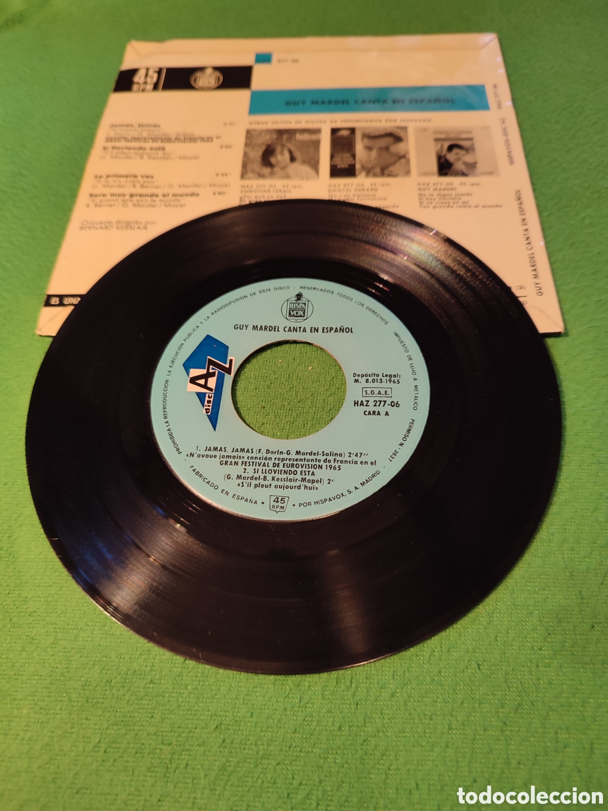 Discos de vinilo: Guy Mardel - Jam&aacute;s , jam&aacute;s cantado en espa&ntilde;ol+ 3 - Foto 2