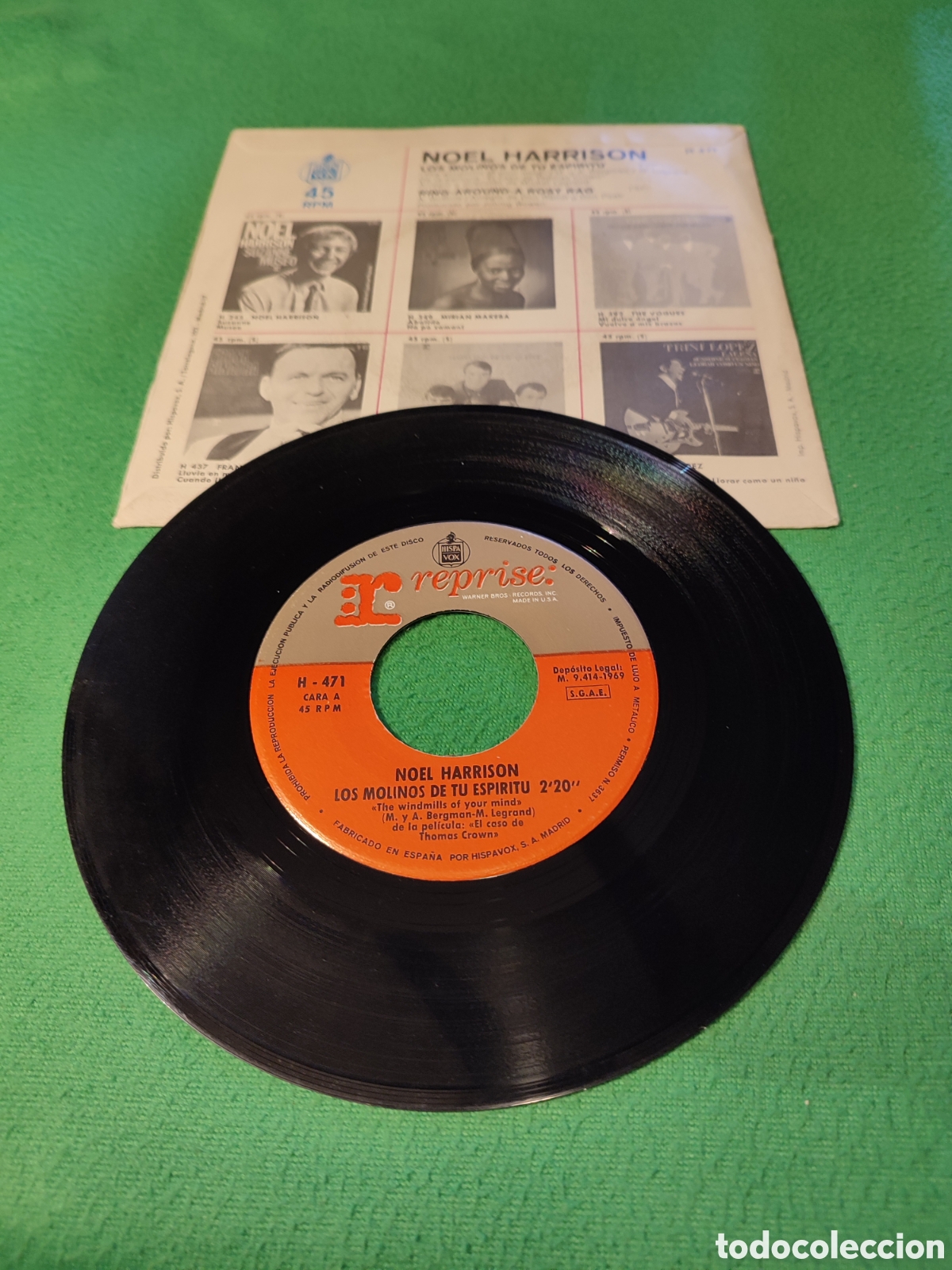 Discos de vinilo: Noel Harrison - Los molinos de tu esp&iacute;ritu - Foto 2