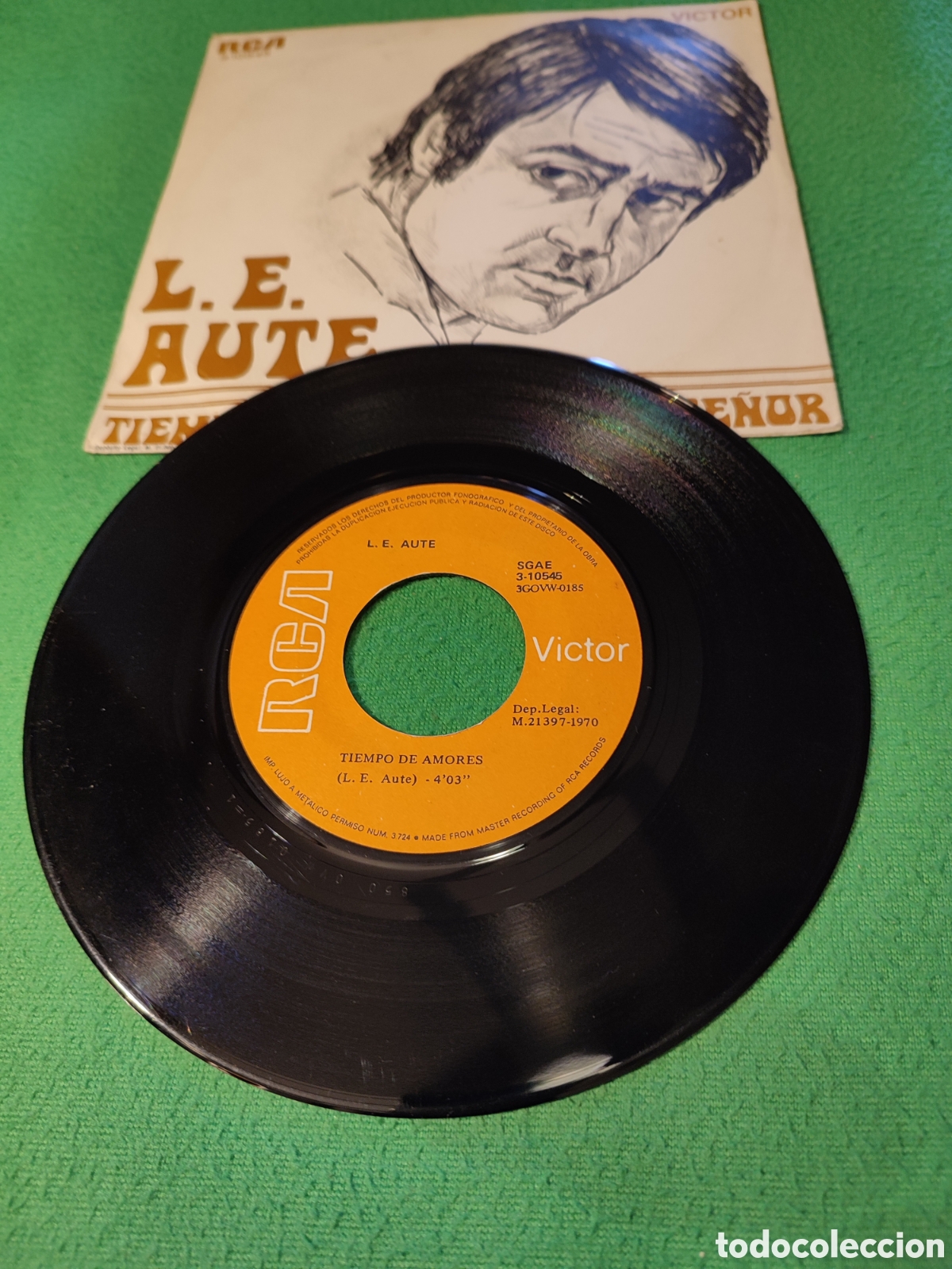 Discos de vinilo: Luis Eduardo Aute - Tiempo de amores - Foto 2