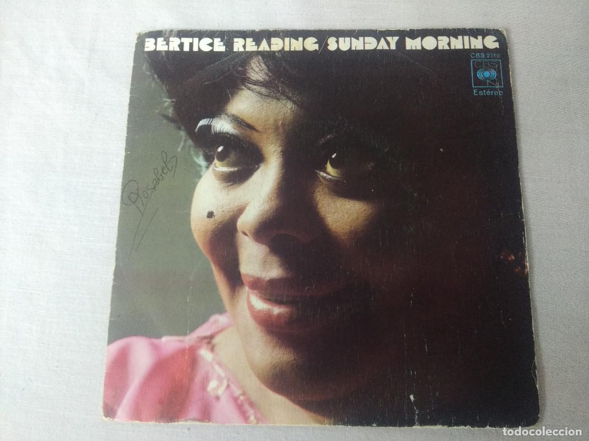 Discos de vinilo: BERTICE READING/SUNDAY MORNING/SINGLE. - Foto 1
