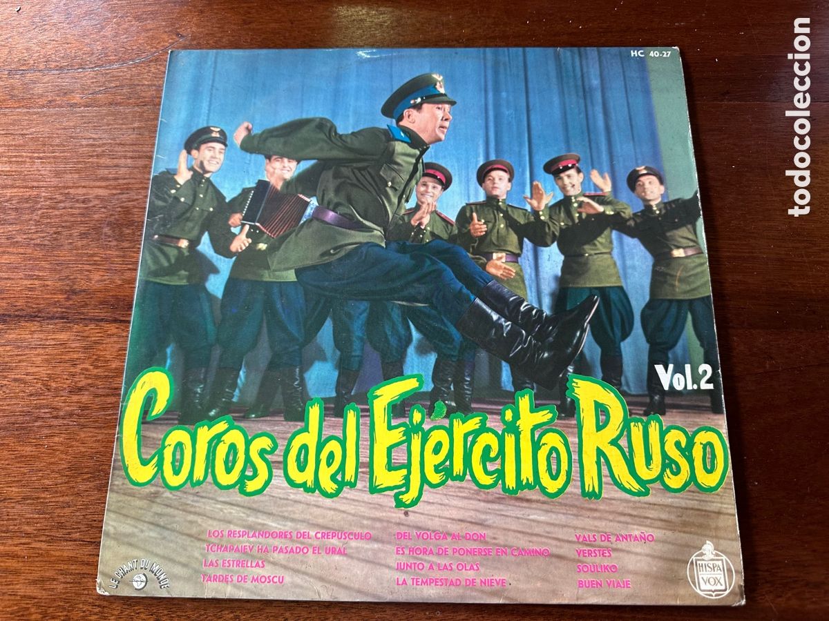 Discos de vinil: LP - COROS DEL EJERCITO RUSO - VOL. 2 (SPAIN, LE CHANT DU MONDE 1961)