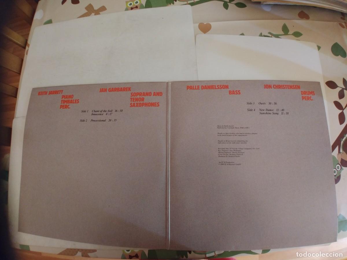 Discos de vinilo: KEITH JARRETT-LP DOBLE NUDE ANTS-GATEFOLD-NUEVO - Foto 2