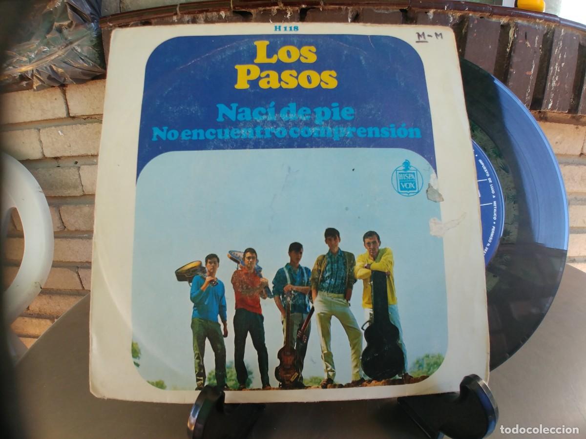 Discos de vinilo: LOS PASOS-SINGLE NACI DE PIE - Foto 1
