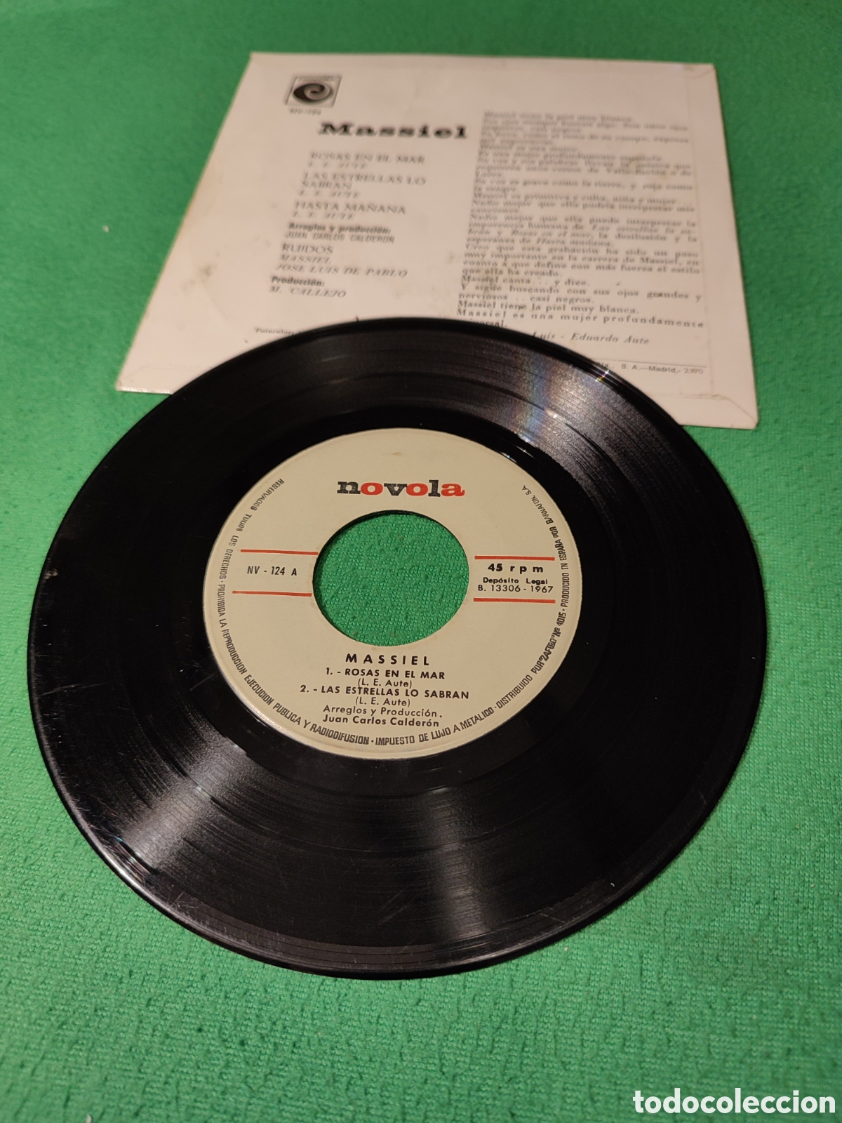Discos de vinilo: Massiel - Rosas en el mar + 3 - Foto 2