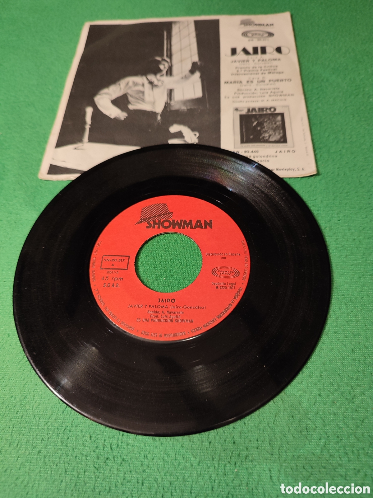 Discos de vinilo: Jairo - Javier y Paloma - Foto 2