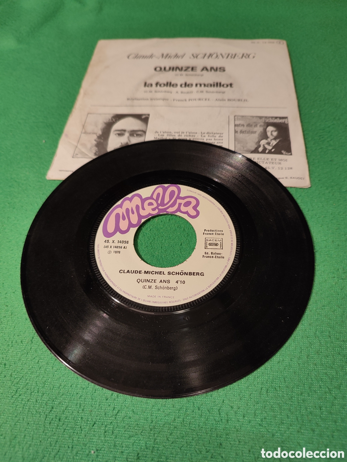 Discos de vinilo: Claude - Michel Schonberg - Quinze ans - Foto 2