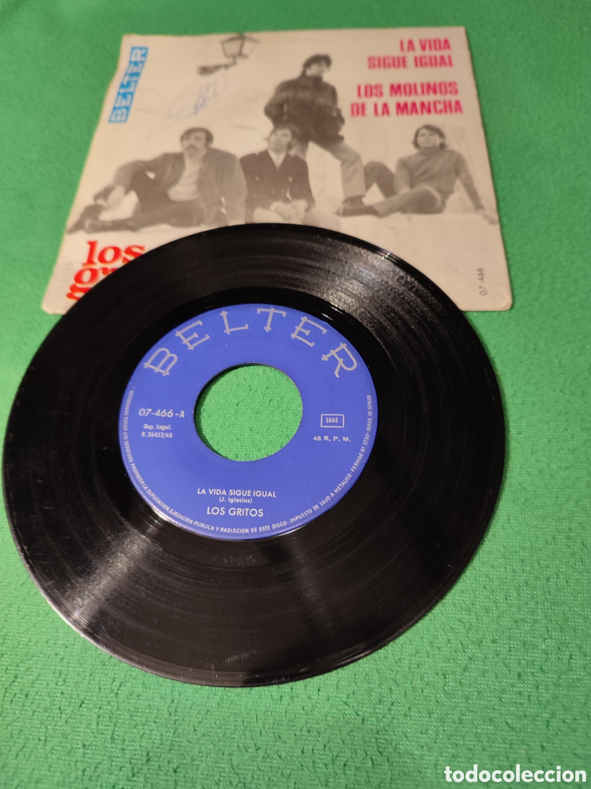 Discos de vinilo: Los Gritos - La vida sigue igual - Foto 2