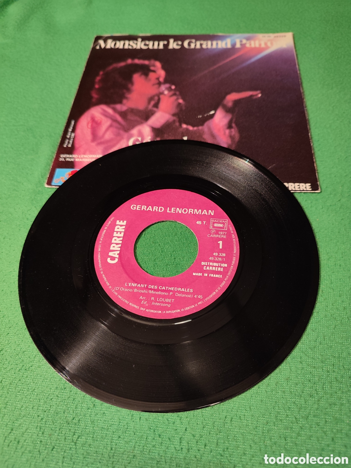 Discos de vinilo: Gerard Lenorman - Lenfant des cathedrales - Foto 2