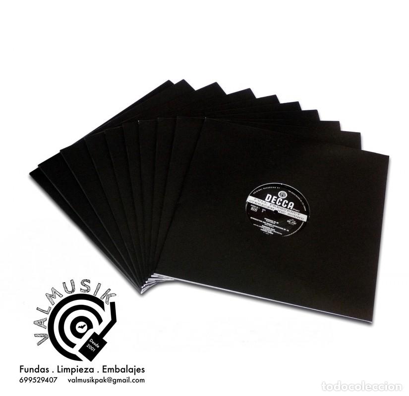 FUNDAS GENERICAS DE CARTON NEGRO PARA DISCOS DE VINILO LP – 3mm – 13Monkeys  Records