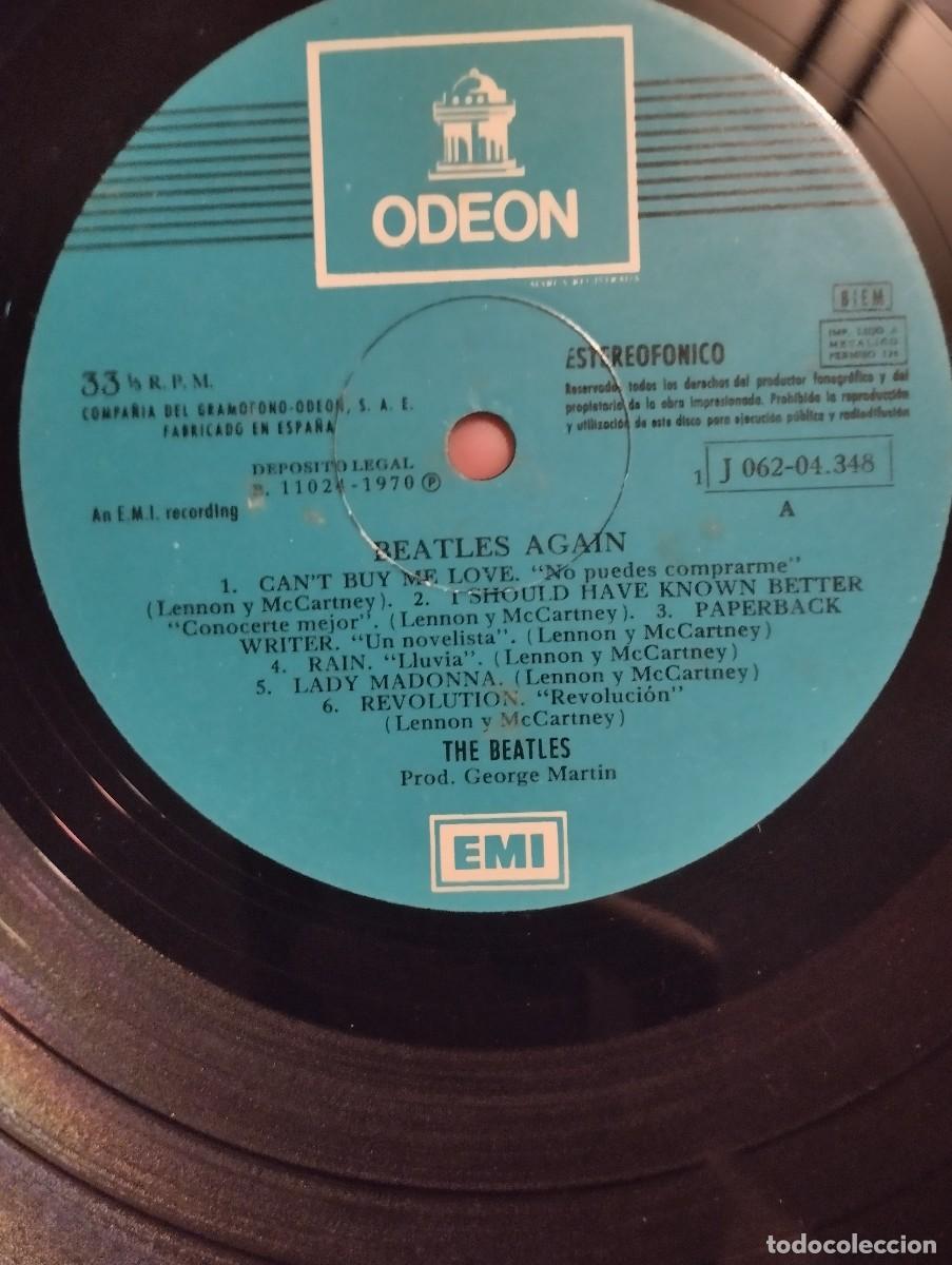 Discos de vinilo: The Beatles LP Beatles Again Esp. RE - Foto 3