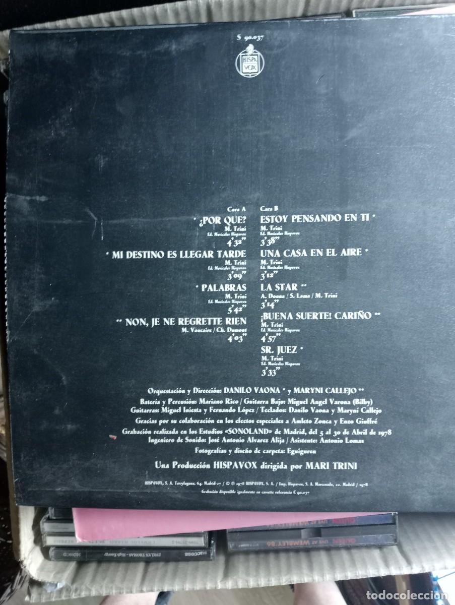 Discos de vinilo: Mari Trini - Solo Para Ti 1978 lp gatefold - Foto 3