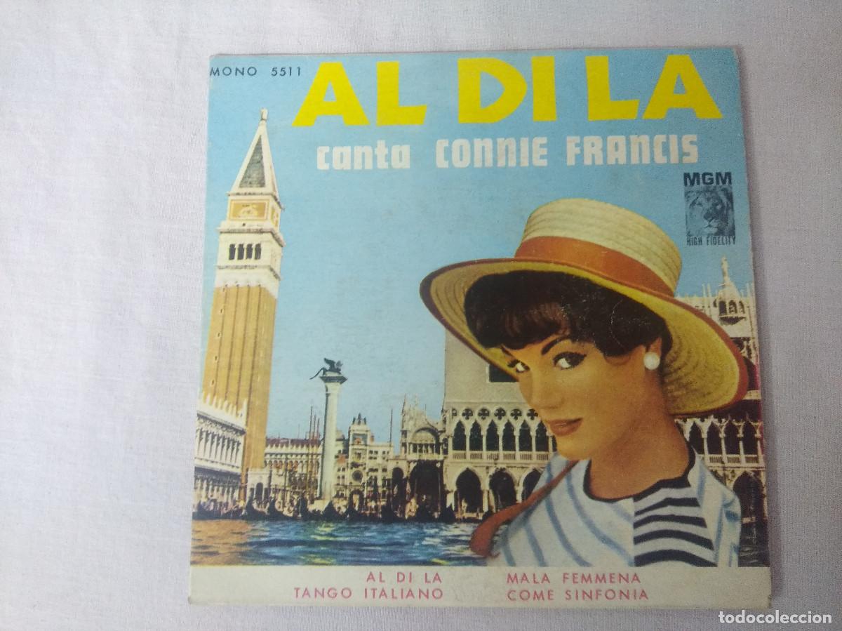 Discos de vinilo: CONNIE FRANCIS/AL DI LA/SINGLE. - Foto 1