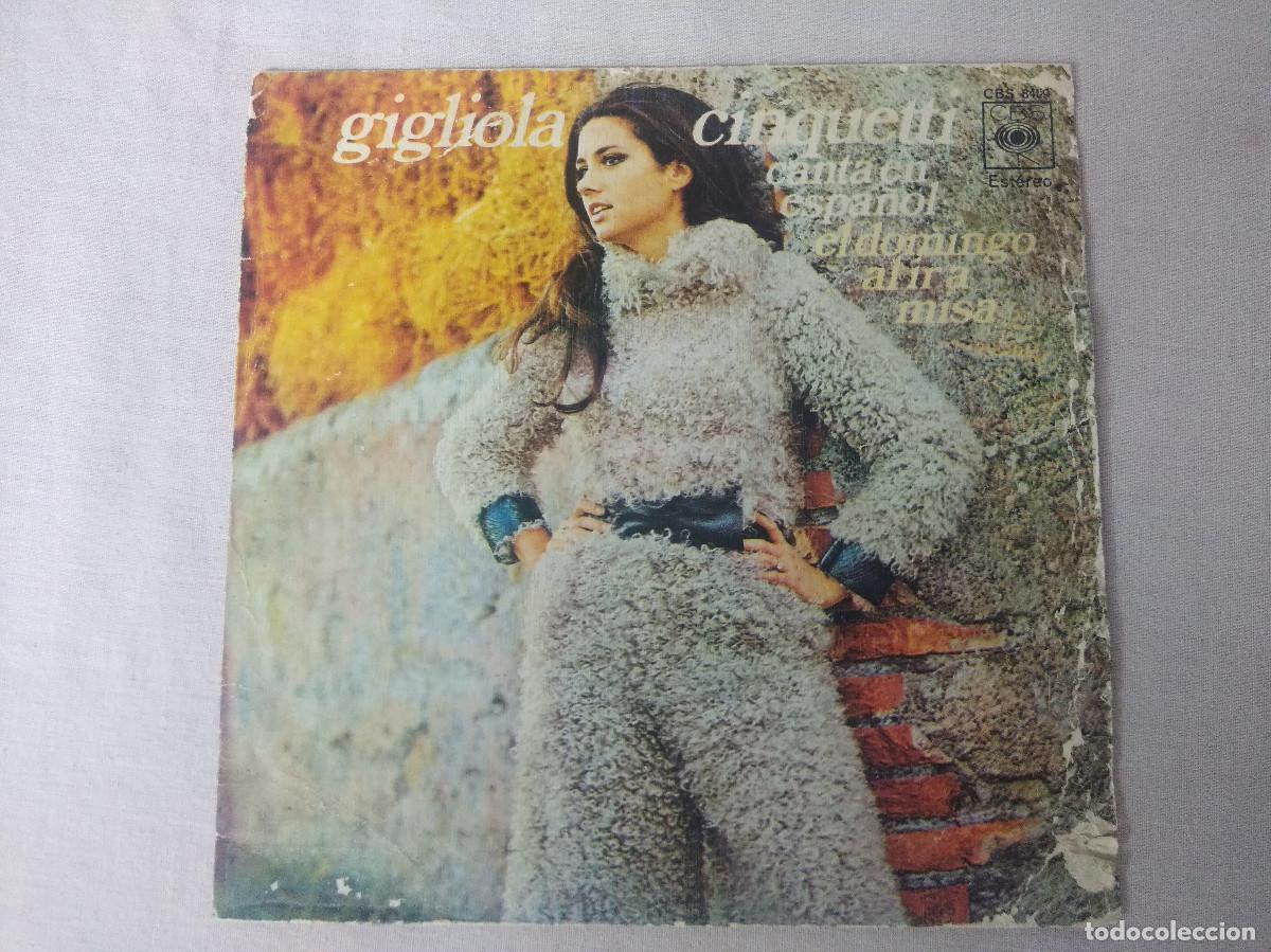 Discos de vinilo: GIGLIOLA CINQUETTI/EL DOMINGO/SINGLE. - Foto 1