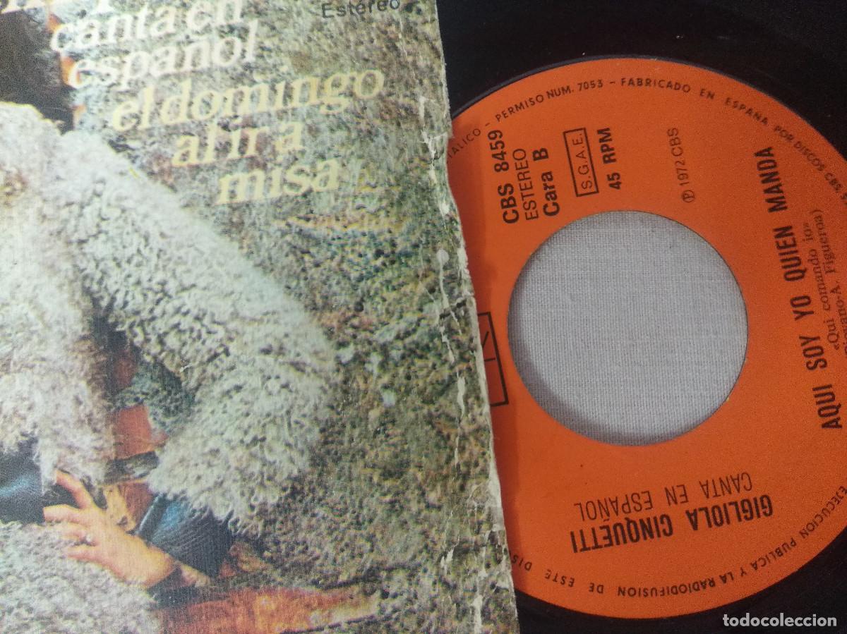 Discos de vinilo: GIGLIOLA CINQUETTI/EL DOMINGO/SINGLE. - Foto 2