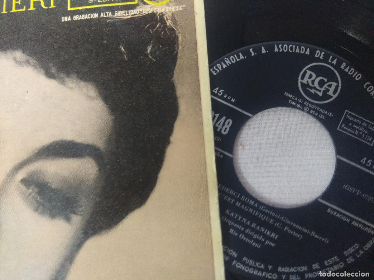 Discos de vinilo: KATYNA RANIERI/ARRIVEDERCI ROMA/SINGLE. - Foto 2