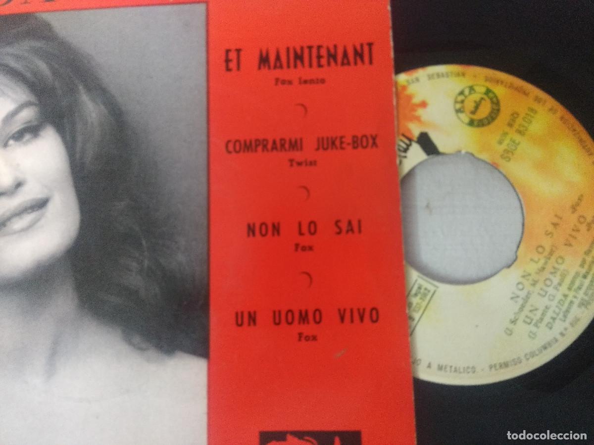 Discos de vinilo: DALIDA/ET MAINTENANT/SINGLE. - Foto 2