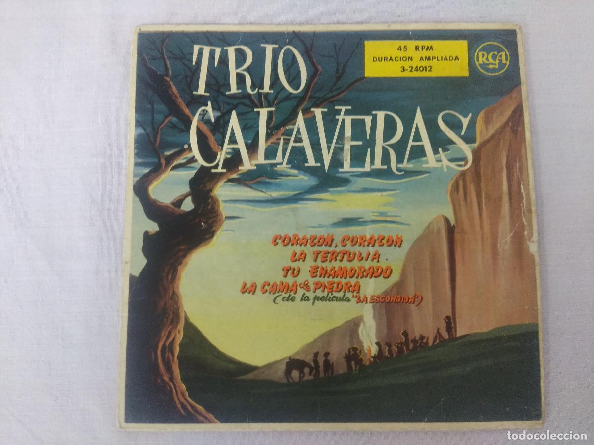 Discos de vinilo: TRIO CALAVERAS/CORAZON CORAZON/SINGLE. - Foto 1