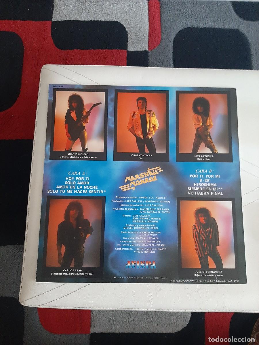 Discos de vinilo: Vinilo MARSHALL MONROE LUJO Y PASION 1987 - Foto 2