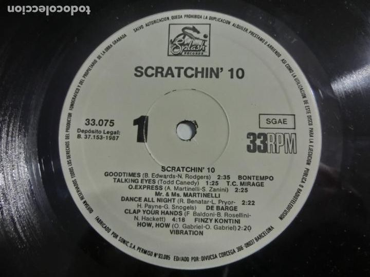 Discos de vinilo: Goodtimes mix - Scratchin&rsquo; 10 - Foto 3