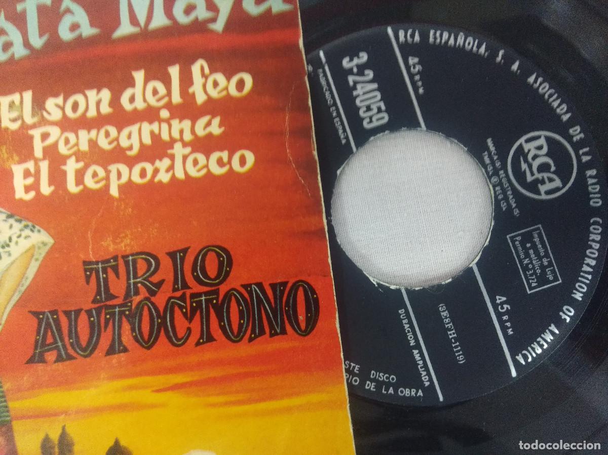 Discos de vinilo: TRIO AUTOCTONO/SERENATA MAYA/SINGLE. - Foto 2
