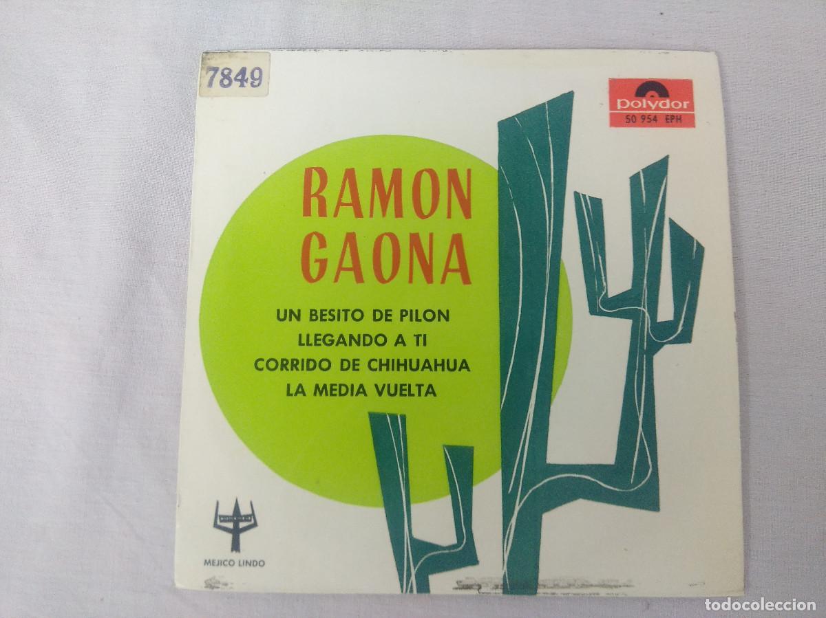 Discos de vinilo: RAMON GAONA/UN BESITO DE PILON/SINGLE. - Foto 1