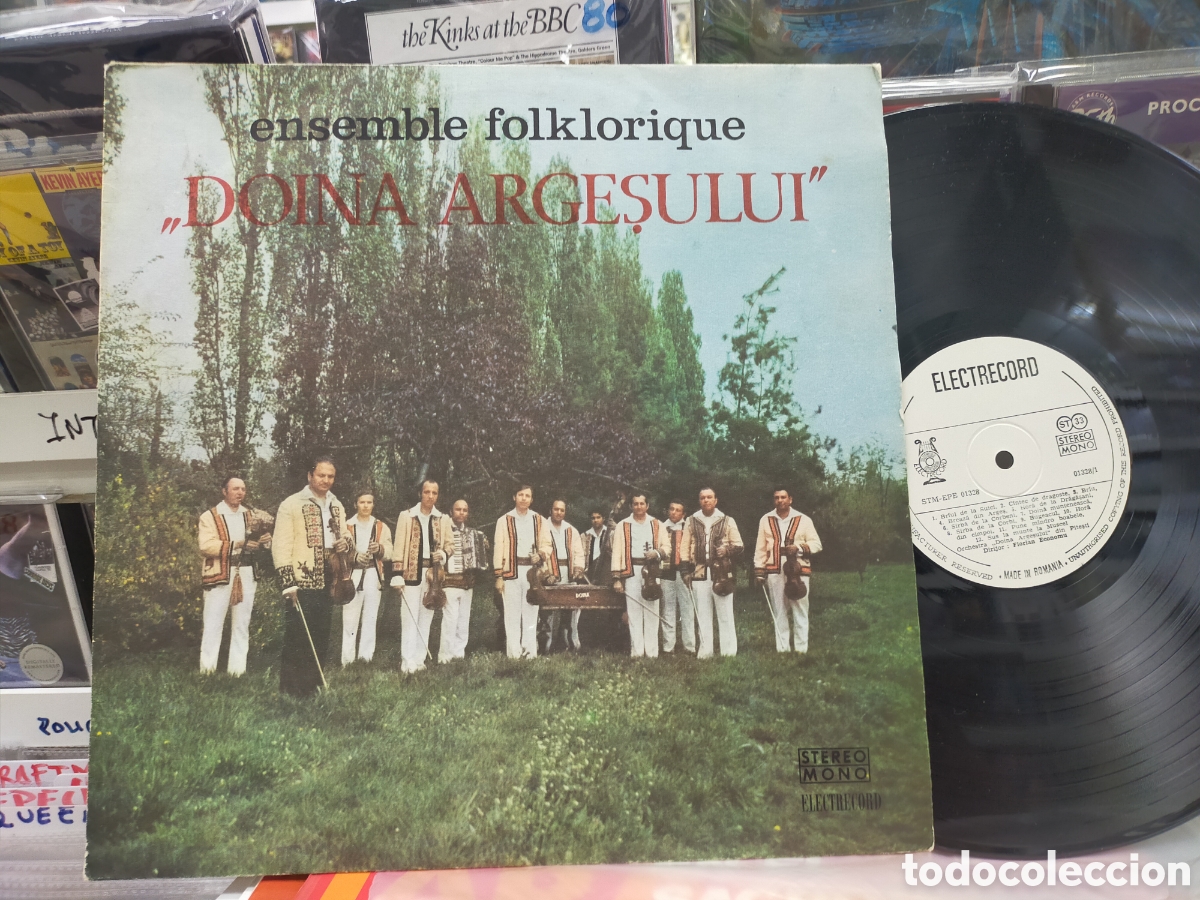 Disques de vinyle: Doina argesului lp ensemble folklorique rumania