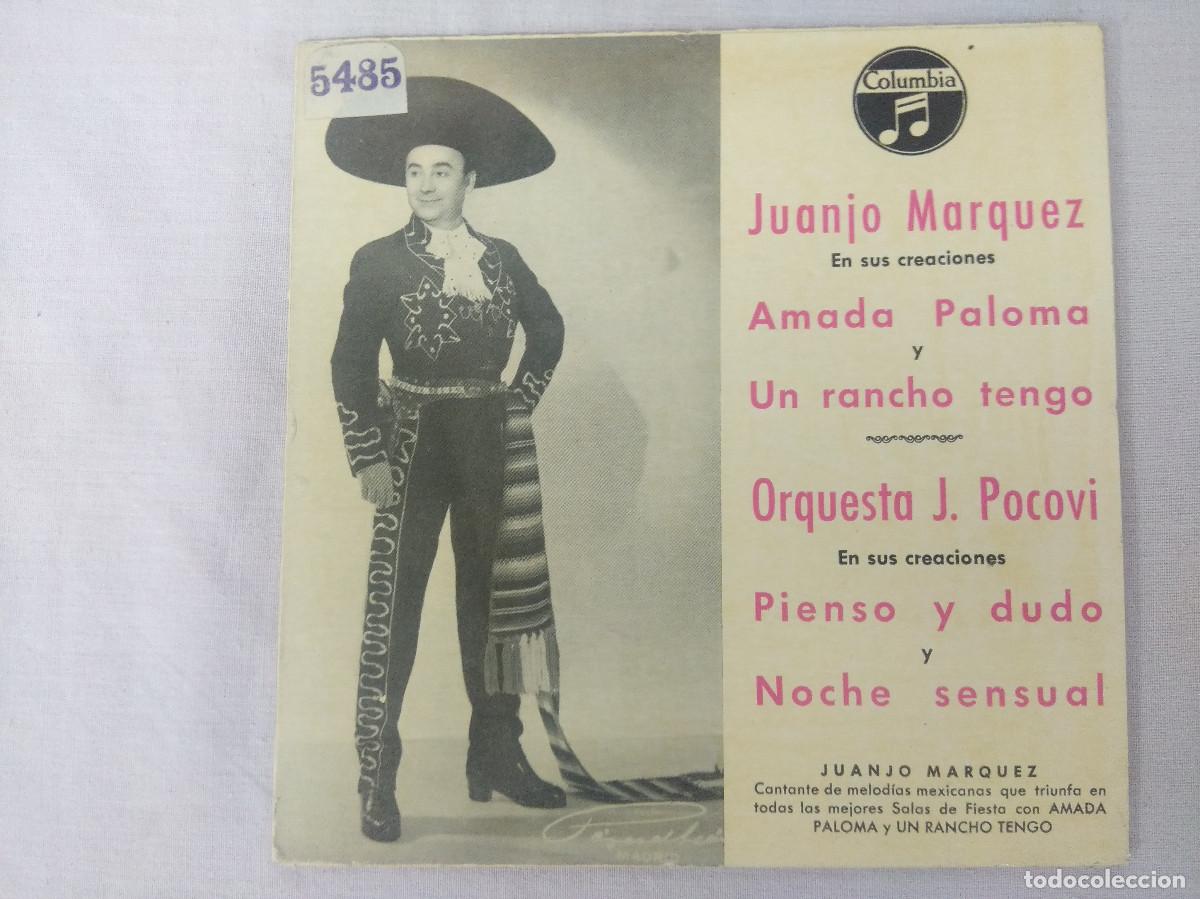 Discos de vinilo: JUANJO MARQUEZ/AMADA PALOMA/SINGLE. - Foto 1