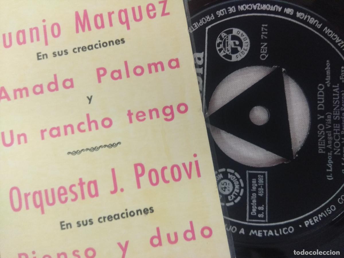 Discos de vinilo: JUANJO MARQUEZ/AMADA PALOMA/SINGLE. - Foto 2