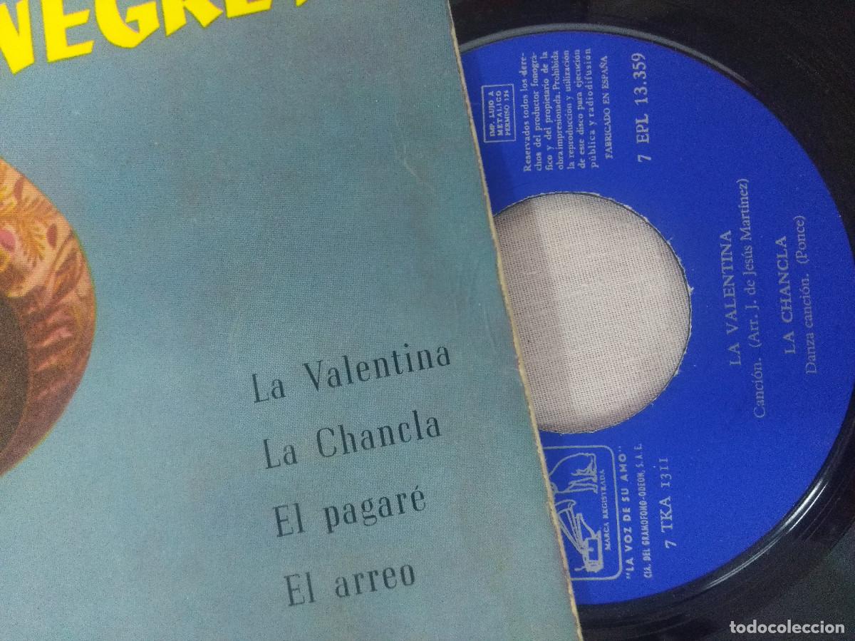 Discos de vinilo: JORGE NEGRETE/LA VALENTINA/SINGLE. - Foto 2